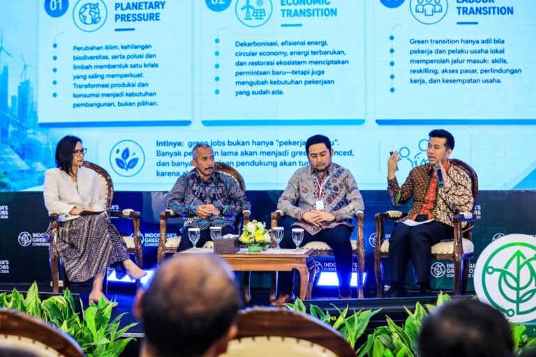 Di Forum Indonesia’s Green Jobs Conference (IGJC), Wagub Emil Dorong Transformasi Ekonomi Hijau Ciptakan Lapangan Kerja Inklusif