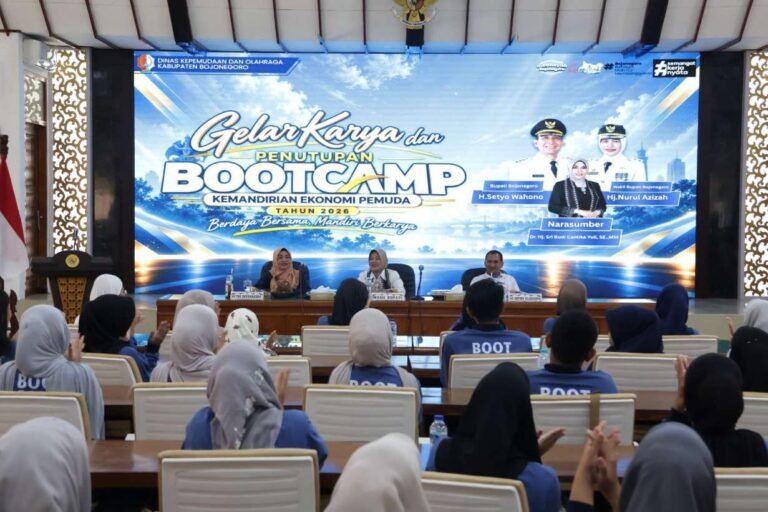 Dinpora Bojonegoro Tutup Bootcamp Kemandirian Ekonomi Pemuda 2026
