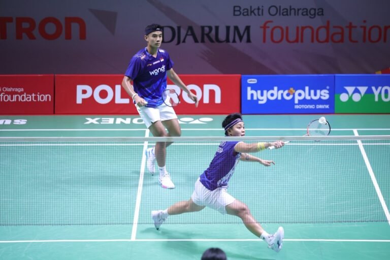 Bagas/Apriyani Lolos ke Perempat Final Polytron Surabaya International Challenge 2026