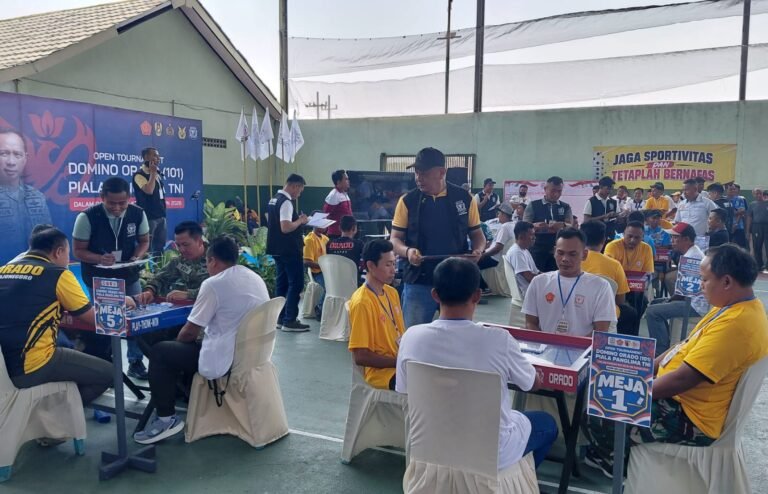 Peringati HUT ke-81 TNI, Open Tournament Domino 101 Ramaikan Bojonegoro