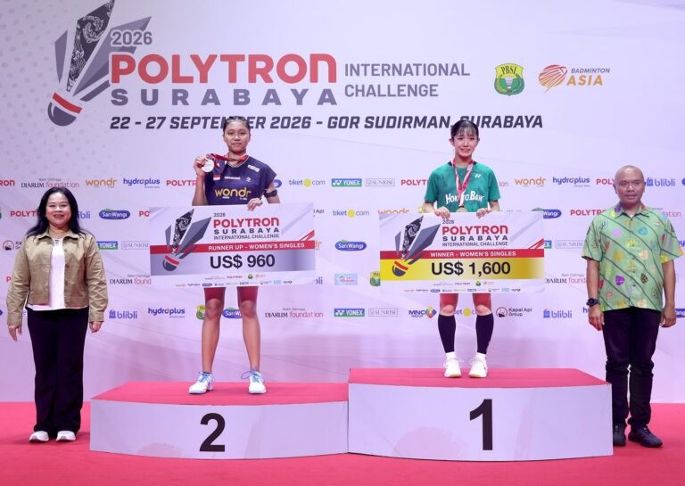 Dalila Aghnia Puteri Gagal Juara Polytron Surabaya International Challenge 2026