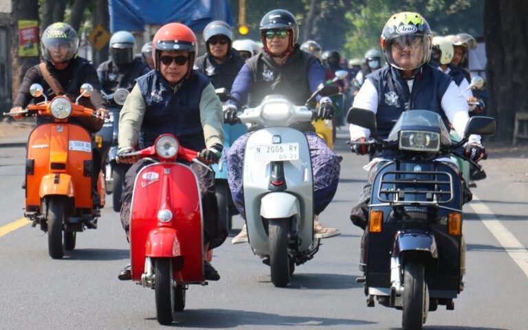 Riding Bareng Scooterist Lumajang Perkuat Silaturahmi dan Kebersamaan Masyarakat
