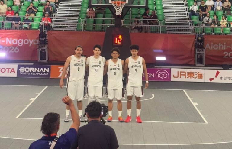 Top! Timnas Basket 3×3 Putra Kalahkan Bahrain, Timnas 5×5 Putri Menunggu Lawan di 8 Besar