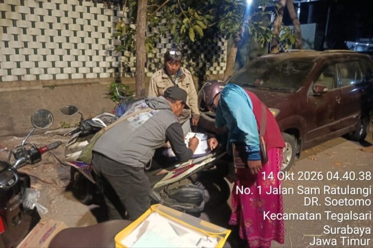 OTT Dini Hari, DLH Surabaya Tindak Empat Pelanggar Pembuangan Sampah Sembarangan