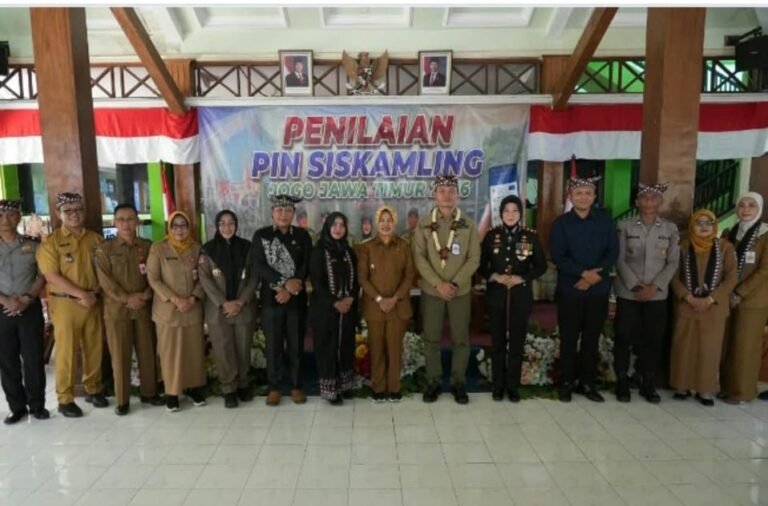 Wabup Nurul Azizah Dukung Semangat Warga dalam Penilaian PIN Siskamling “Jogo Jawa Timur”
