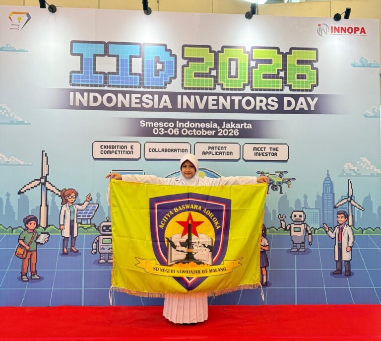 Siswa SD Malang Raih Gold di Ajang Inovasi Internasional, Keisha Aqilla Rafanda membawa inovasi camilan kelapa berbasis freeze-drying ke Indonesia Inventors Day 2026