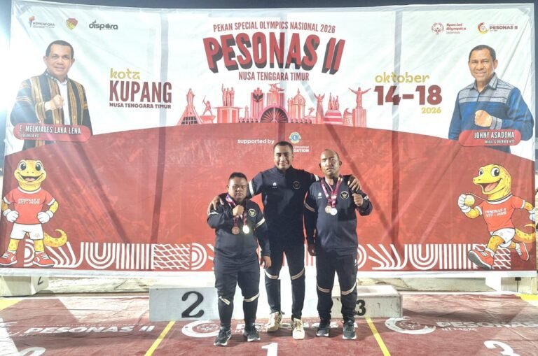 Special Olympics Jatim Raih Empat Medali Pada Pesonas II NTT 2026