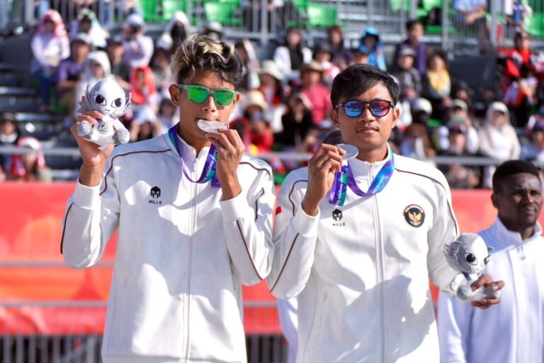 Bintang/Sofyan Raih Perak, Voli Pantai Indonesia Kembali Naik Podium Asian Games